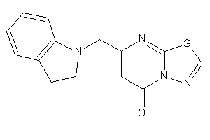 7-(indolin-1-ylmethyl)-[1,3,4]thiadiazolo[3,2-a]pyrimidin-5-one