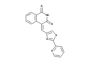 4-[[2-(2-pyridyl)thiazol-4-yl]methylene]isoquinoline-1,3-quinone