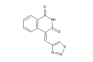 Image of 4-(thiadiazol-4-ylmethylene)isoquinoline-1,3-quinone