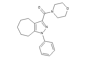 Image of Morpholino-(1-phenyl-5,6,7,8-tetrahydro-4H-cyclohepta[c]pyrazol-3-yl)methanone