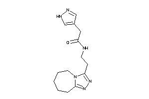 2-(1H-pyrazol-4-yl)-N-[2-(6,7,8,9-tetrahydro-5H-[1,2,4]triazolo[4,3-a]azepin-3-yl)ethyl]acetamide