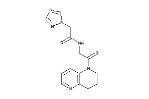 Image of N-[2-(3,4-dihydro-2H-1,5-naphthyridin-1-yl)-2-keto-ethyl]-2-(1,2,4-triazol-1-yl)acetamide