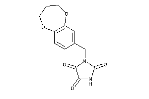 1-(3,4-dihydro-2H-1,5-benzodioxepin-7-ylmethyl)imidazolidine-2,4,5-trione