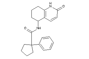 N-(2-keto-5,6,7,8-tetrahydro-1H-quinolin-5-yl)-1-phenyl-cyclopentanecarboxamide