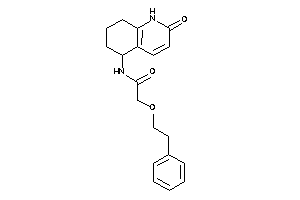 Image of N-(2-keto-5,6,7,8-tetrahydro-1H-quinolin-5-yl)-2-phenethyloxy-acetamide