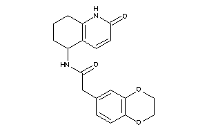 Image of 2-(2,3-dihydro-1,4-benzodioxin-6-yl)-N-(2-keto-5,6,7,8-tetrahydro-1H-quinolin-5-yl)acetamide