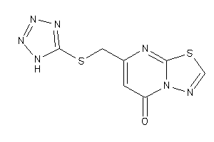 7-[(1H-tetrazol-5-ylthio)methyl]-[1,3,4]thiadiazolo[3,2-a]pyrimidin-5-one