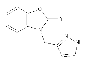 3-(1H-pyrazol-3-ylmethyl)-1,3-benzoxazol-2-one