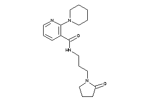 N-[3-(2-ketopyrrolidino)propyl]-2-piperidino-nicotinamide