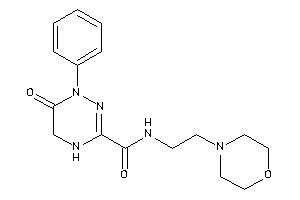 Image of 6-keto-N-(2-morpholinoethyl)-1-phenyl-4,5-dihydro-1,2,4-triazine-3-carboxamide