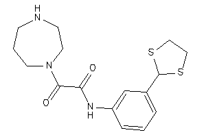 Image of 2-(1,4-diazepan-1-yl)-N-[3-(1,3-dithiolan-2-yl)phenyl]-2-keto-acetamide