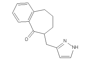 8-(1H-pyrazol-3-ylmethyl)-5,6,7,8-tetrahydrobenzocyclohepten-9-one