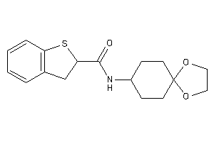 N-(1,4-dioxaspiro[4.5]decan-8-yl)-2,3-dihydrobenzothiophene-2-carboxamide