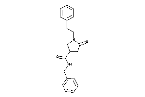 N-benzyl-5-keto-1-phenethyl-pyrrolidine-3-carboxamide