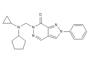 6-[[cyclopentyl(cyclopropyl)amino]methyl]-2-phenyl-pyrazolo[3,4-d]pyridazin-7-one