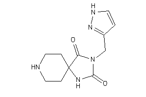 3-(1H-pyrazol-3-ylmethyl)-1,3,8-triazaspiro[4.5]decane-2,4-quinone