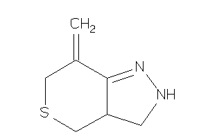 7-methylene-2,3,3a,4-tetrahydrothiopyrano[4,3-c]pyrazole