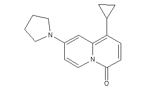 1-cyclopropyl-8-pyrrolidino-quinolizin-4-one