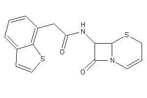 2-(benzothiophen-7-yl)-N-(8-keto-5-thia-1-azabicyclo[4.2.0]oct-2-en-7-yl)acetamide