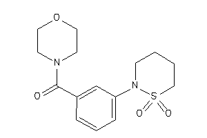 [3-(1,1-diketothiazinan-2-yl)phenyl]-morpholino-methanone