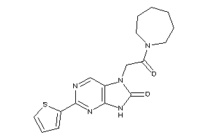 7-[2-(azepan-1-yl)-2-keto-ethyl]-2-(2-thienyl)-9H-purin-8-one
