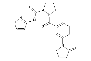Image of N-isoxazol-3-yl-1-[3-(2-ketopyrrolidino)benzoyl]pyrrolidine-2-carboxamide