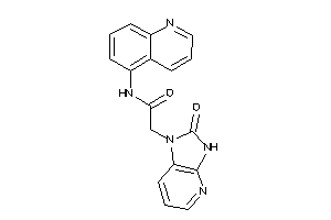 2-(2-keto-3H-imidazo[4,5-b]pyridin-1-yl)-N-(5-quinolyl)acetamide