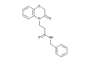 N-benzyl-3-(3-keto-1,4-benzoxazin-4-yl)propionamide