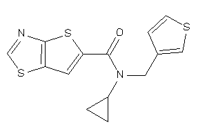 Image of N-cyclopropyl-N-(3-thenyl)thieno[2,3-d]thiazole-5-carboxamide