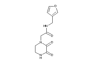 Image of 2-(2,3-diketopiperazino)-N-(3-furfuryl)acetamide