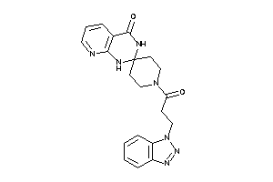 1'-[3-(benzotriazol-1-yl)propanoyl]spiro[1,3-dihydropyrido[2,3-d]pyrimidine-2,4'-piperidine]-4-one