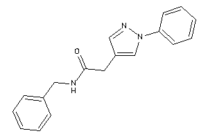 Image of N-benzyl-2-(1-phenylpyrazol-4-yl)acetamide