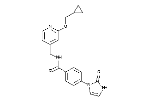 Image of N-[[2-(cyclopropylmethoxy)-4-pyridyl]methyl]-4-(2-keto-4-imidazolin-1-yl)benzamide