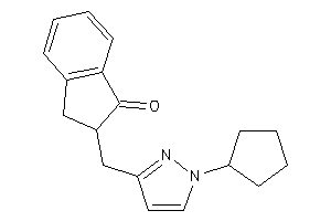 2-[(1-cyclopentylpyrazol-3-yl)methyl]indan-1-one