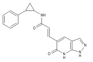 3-(6-keto-1,7-dihydropyrazolo[3,4-b]pyridin-5-yl)-N-(2-phenylcyclopropyl)acrylamide