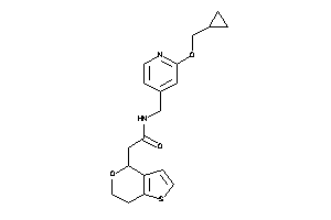 N-[[2-(cyclopropylmethoxy)-4-pyridyl]methyl]-2-(6,7-dihydro-4H-thieno[3,2-c]pyran-4-yl)acetamide
