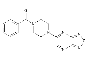 Image of (4-furazano[3,4-b]pyrazin-6-ylpiperazino)-phenyl-methanone