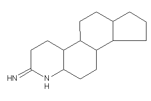 1,2,3,3a,3b,4,5,5a,6,8,9,9a,9b,10,11,11a-hexadecahydroindeno[5,4-f]quinolin-7-ylideneamine