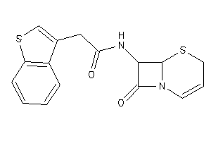 Image of 2-(benzothiophen-3-yl)-N-(8-keto-5-thia-1-azabicyclo[4.2.0]oct-2-en-7-yl)acetamide