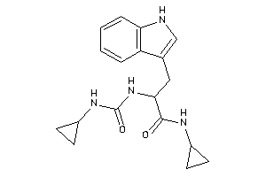 N-cyclopropyl-2-(cyclopropylcarbamoylamino)-3-(1H-indol-3-yl)propionamide