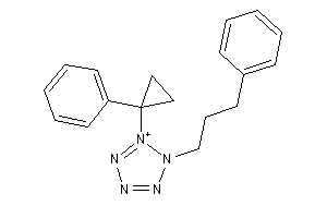 1-(1-phenylcyclopropyl)-2-(3-phenylpropyl)pentazol-1-ium