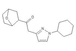 Image of 2-(1-cyclohexylpyrazol-3-yl)-1-(7-oxabicyclo[2.2.1]heptan-5-yl)ethanone