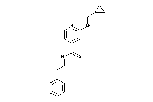 Image of 2-(cyclopropylmethylamino)-N-phenethyl-isonicotinamide