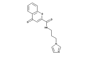 N-(3-imidazol-1-ylpropyl)-4-keto-chromene-2-carboxamide
