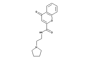 Image of 4-keto-N-(2-pyrrolidinoethyl)chromene-2-carboxamide
