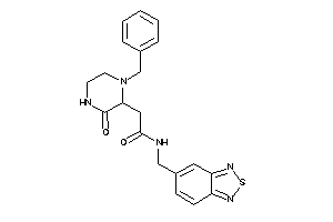 2-(1-benzyl-3-keto-piperazin-2-yl)-N-(piazthiol-5-ylmethyl)acetamide