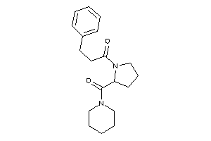 Image of 3-phenyl-1-[2-(piperidine-1-carbonyl)pyrrolidino]propan-1-one