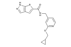 N-[[2-(cyclopropylmethoxy)-4-pyridyl]methyl]-1H-thieno[2,3-c]pyrazole-5-carboxamide