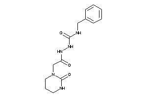 1-benzyl-3-[[2-(2-ketohexahydropyrimidin-1-yl)acetyl]amino]urea