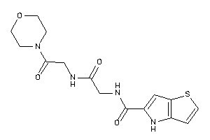 N-[2-keto-2-[(2-keto-2-morpholino-ethyl)amino]ethyl]-4H-thieno[3,2-b]pyrrole-5-carboxamide